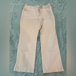 Coldwater creek Beige Straight-Leg Pants